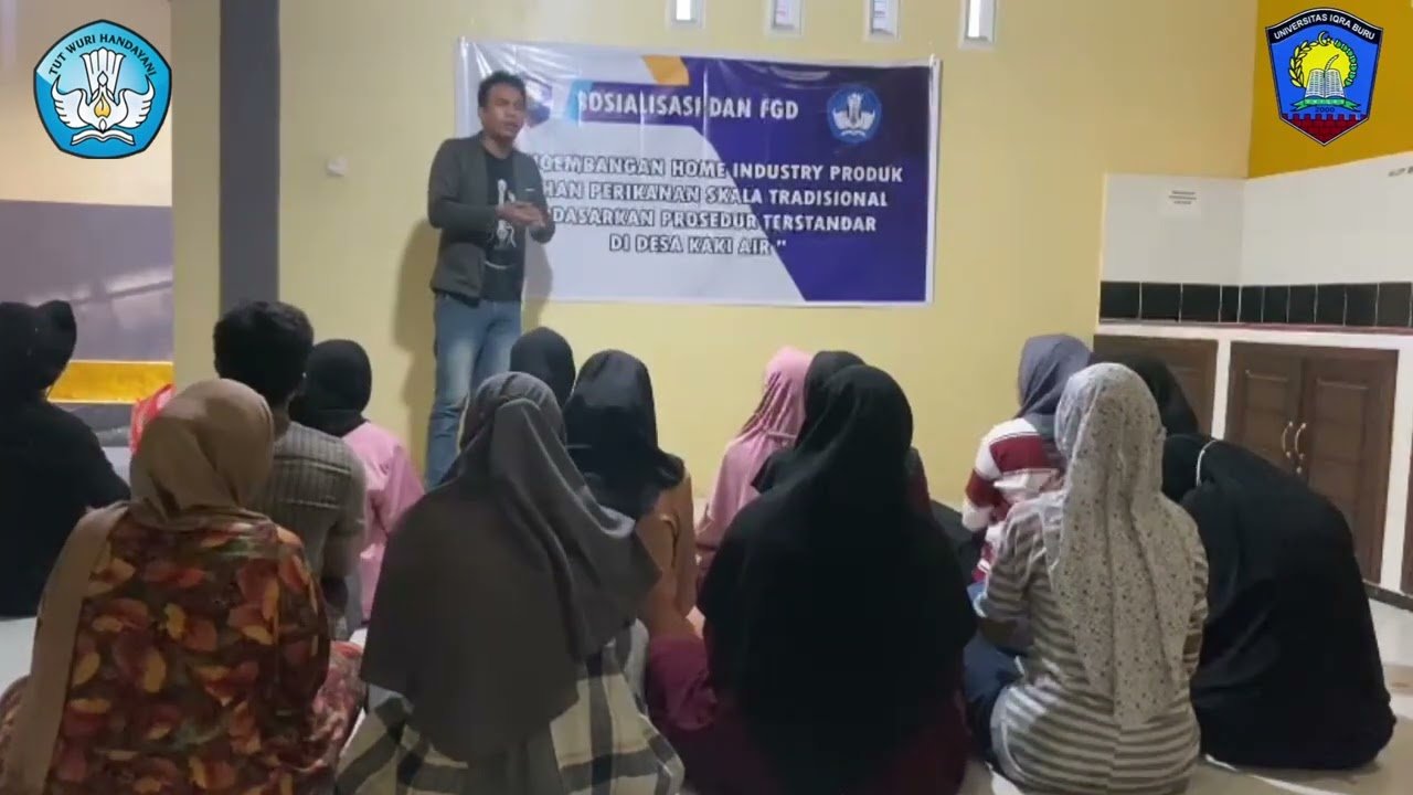 Video kegiatan Program Pengabdian Masyarakat (PKM) Universitas Iqra Buru tahun anggaran 2023