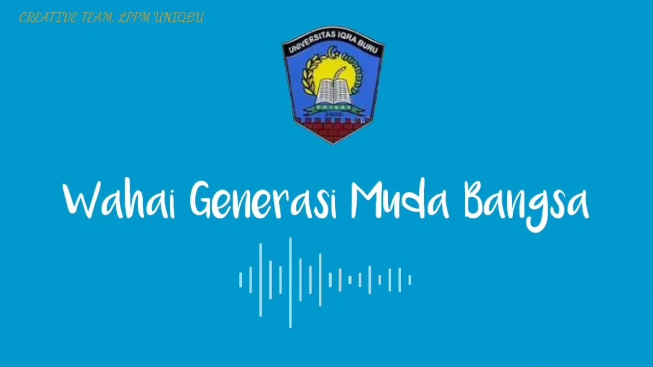 lagu Indonesia Raya dan mars Iqra Buru