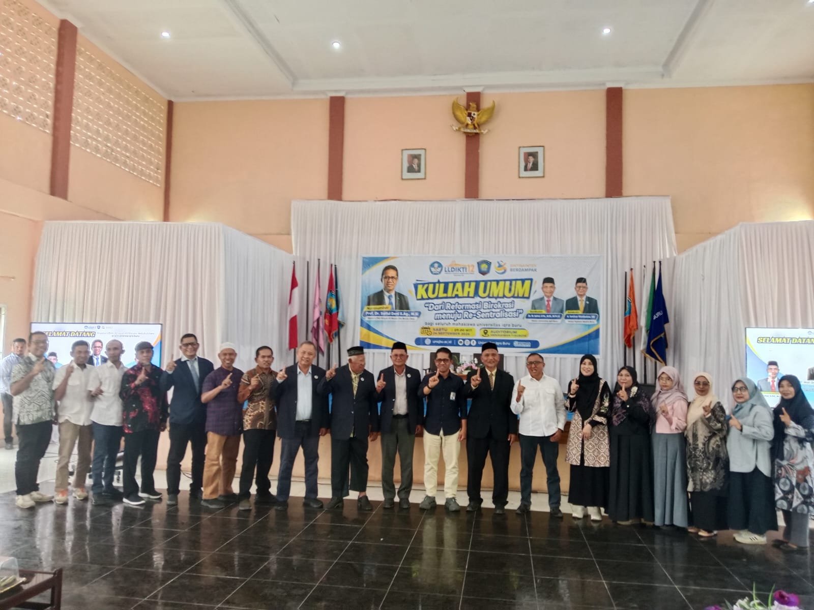 Kepala LLDIKTI Wilayah XII Hadir di UNIQBU, Bahas Reformasi Birokrasi Menuju Re-Sentralisasi
