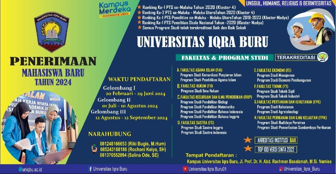 Sosialisasi penerimaan maba Uniqbu