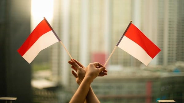Foto Upacara Bendera 17an